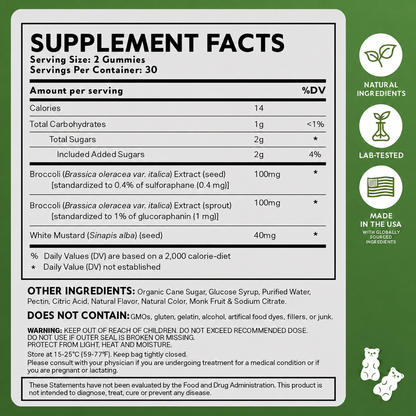 NEUROBROCC Children's Gummies Vitamin Supplement - 60 Gummies